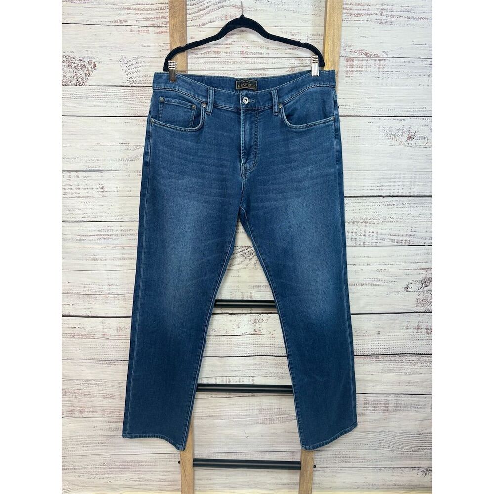 Jos. A. Bank Men's 36x34 Medium‎ Wash Traditional Fit Jeans Blue Denim